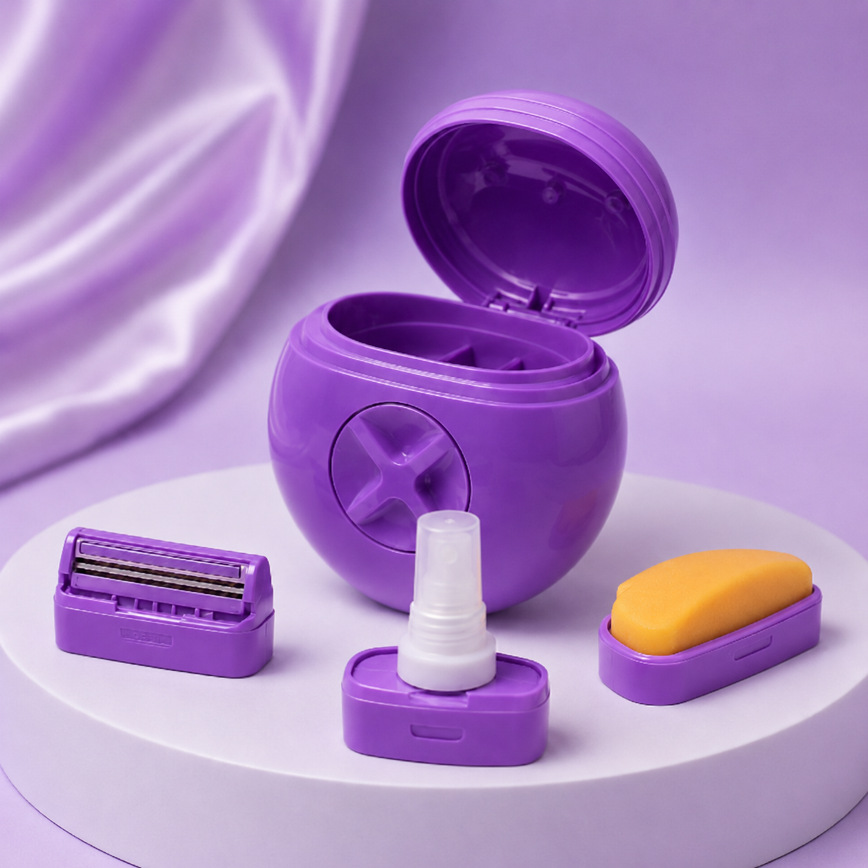 Velvex Maquinilla de Afeitar Portátil 3en1