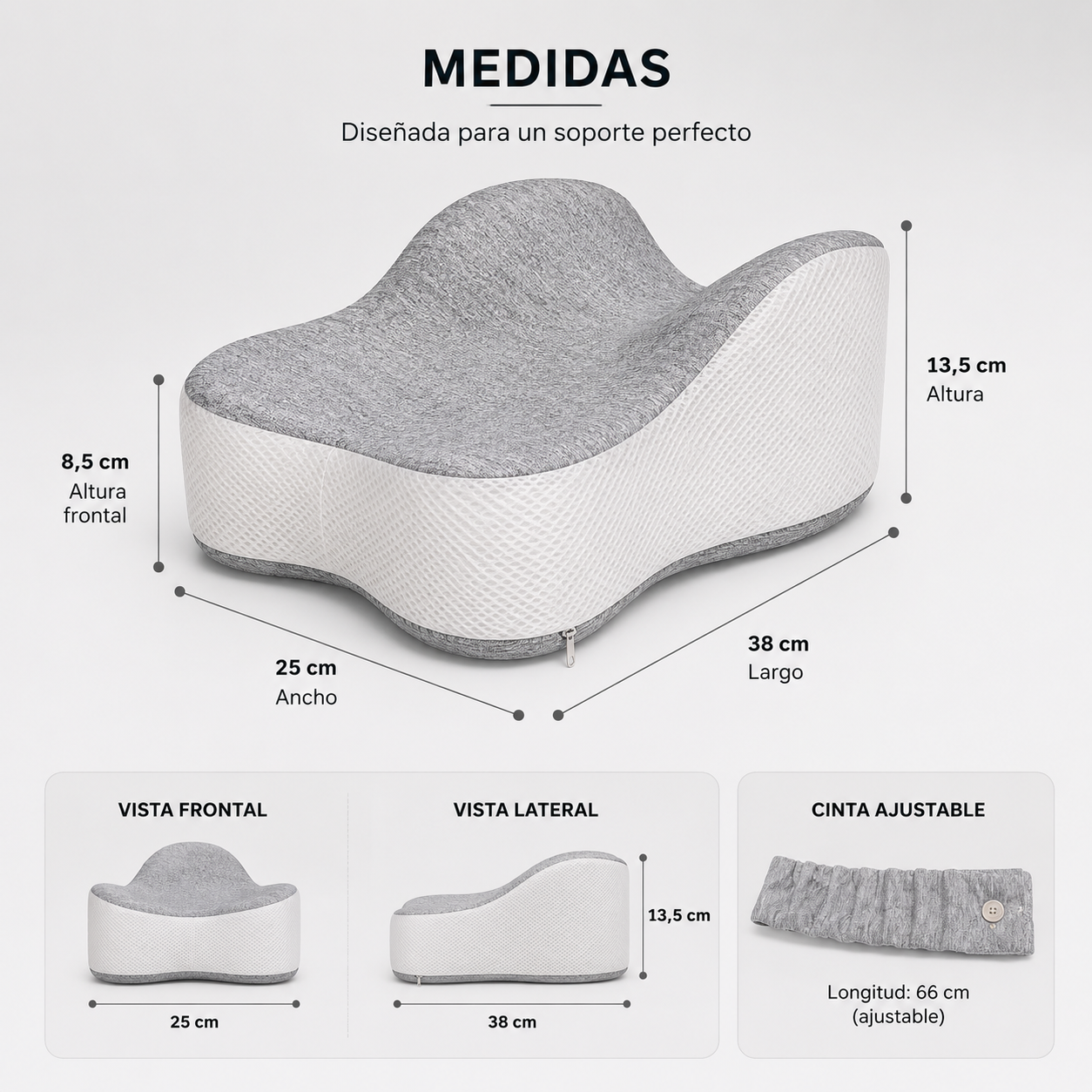 Almohada Ortopédica para Piernas — Alivio de Cadera
