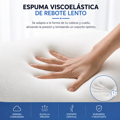 Almohada Cervical Ergonómica| Descanso Premium